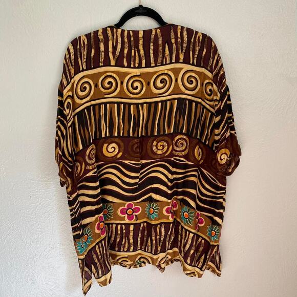 Vintage beaded button top - Picture 5 of 7